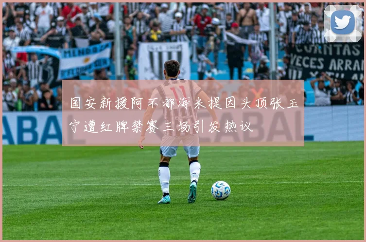 国安新援阿不都海米提因头顶张玉宁遭红牌禁赛三场引发热议